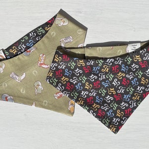 Texas Boots western Dog Bandana