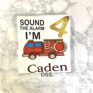SOUND THE ALARM I’m 4. Fire truck fire truck, Sound the alarm I’m 4