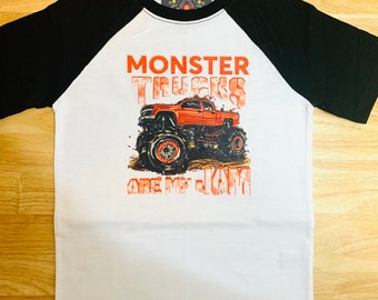 Monster Truck son mi Jam, amantes de los monster truck, hombres y niños monster truck