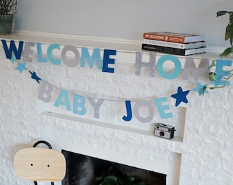 Custom Felt Baby Garland