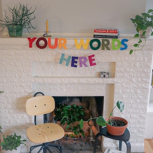 Customizable Felt Garland | Personalized Bunting