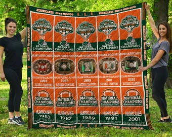 Miami Blanket Etsy