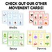 Christmas Movement Cards, Printable Action Flashcards for Kids ...