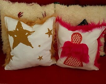 Pillows, Decoration, Decorative Pillows, Gift, Gift Idea, Birthday Gift, Embroidered Pillows, Handmade Pillows, Christmas Christmas Pillows