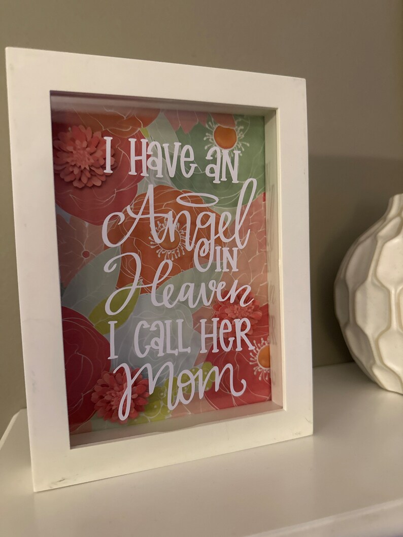 Memory Shadow Box. in Memory of Mom. Sentimental Memoir. Wall Etsy