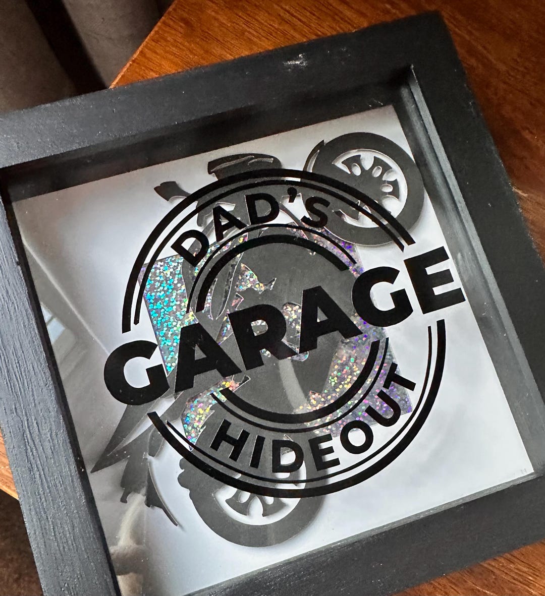 Dad's Garage Hideout Sign: Motorcycle Art, Biker Gift - Etsy