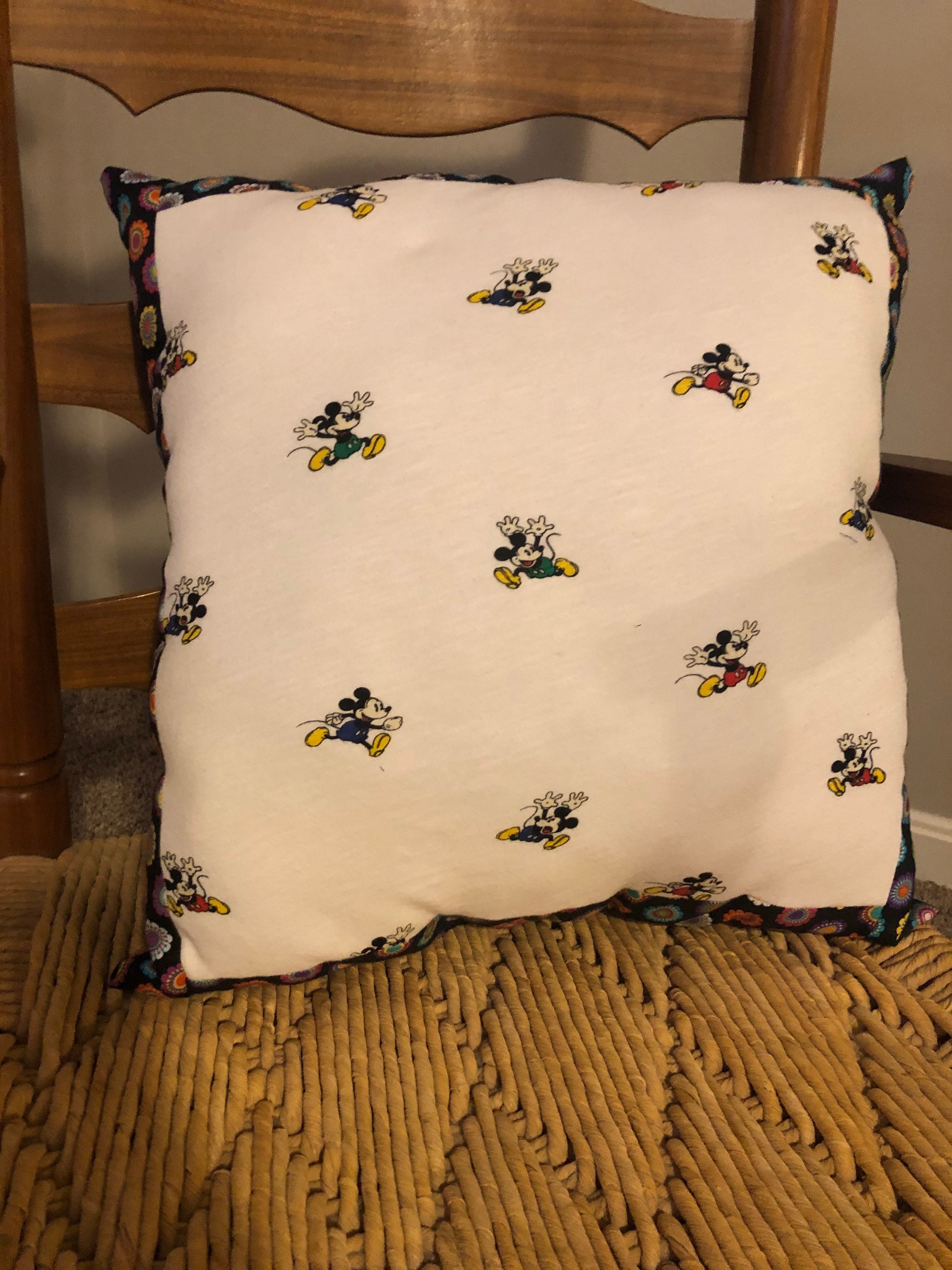 Mickey Mouse decorative pillow Etsy