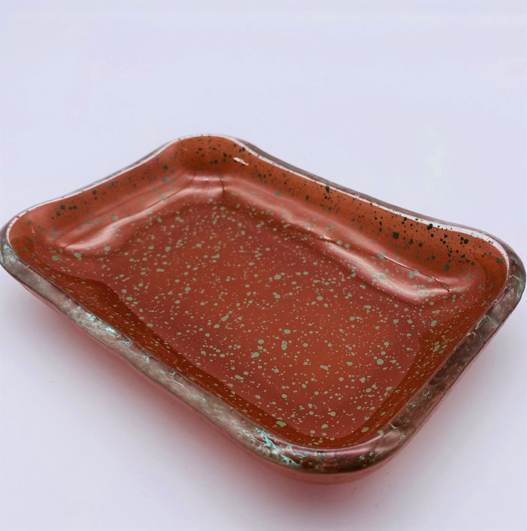 Recycled Glass Plates. Handmade Glass Plates. Artistic Glass Etsy