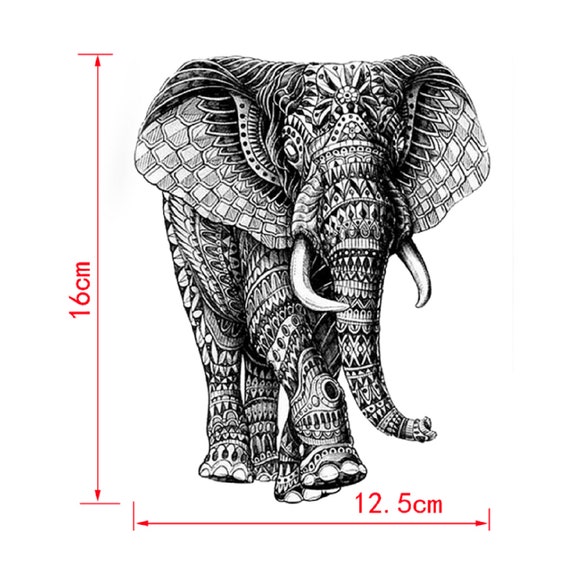 Elephant Tattoo Ephemeral Tattoo Temporary Tattoo - Etsy Elephant Tattoo Ephemeral Tattoo Temporary Tattoo - Etsy