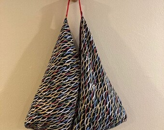 Origami Bag, Kimono Bag, Boho/Hippie Bag, Japanese Style Shoulder Bag.