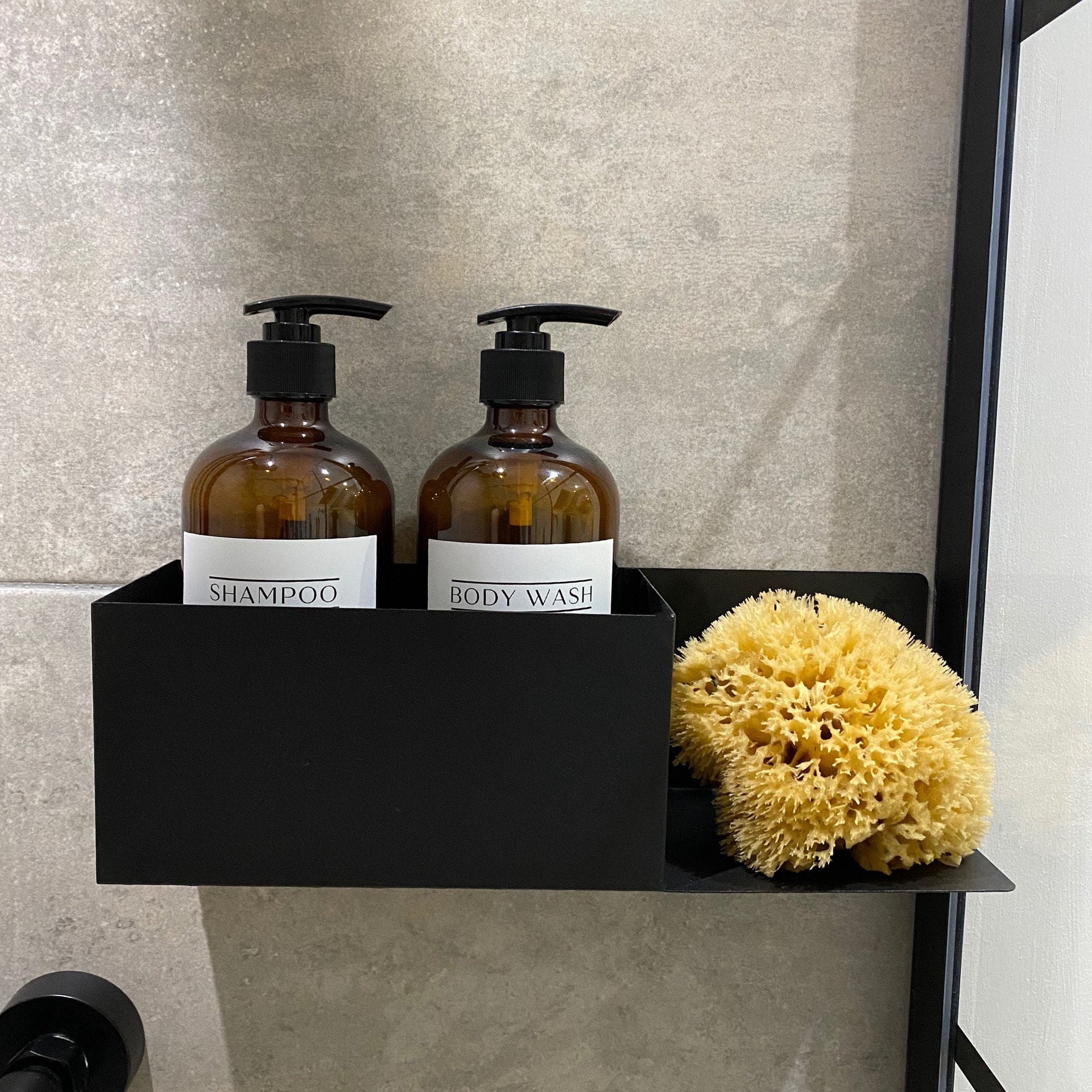 Black Shower Caddy Bathroom Caddy Bathroom Storage Etsy