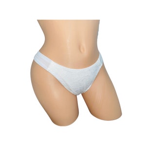 White Removable inner layer - Gaff Thong - Full Support - Transgender Lingerie - Tucking - MTF