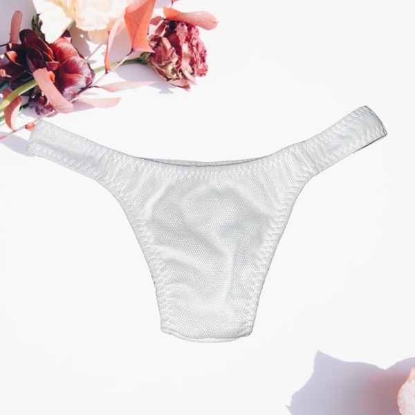 Transwoman hidding thong - Unique tucking gaff - Transgirl - MTF Lingerie - white dots