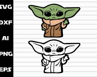 Baby Yoda Svg Etsy