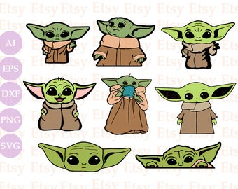 Baby Yoda Svg Etsy Baby Yoda Svg Etsy