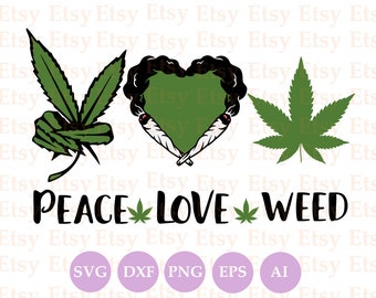Download Love Weed Svg Dxf Etsy