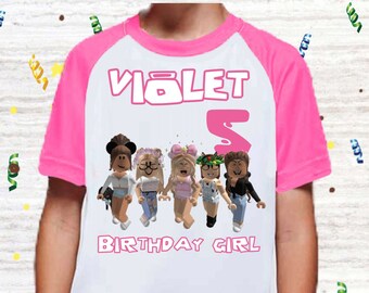 Roblox Girls Shirt Etsy - cute girl t shirts roblox