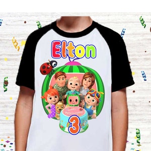 camisetas personalizadas de cocomelon