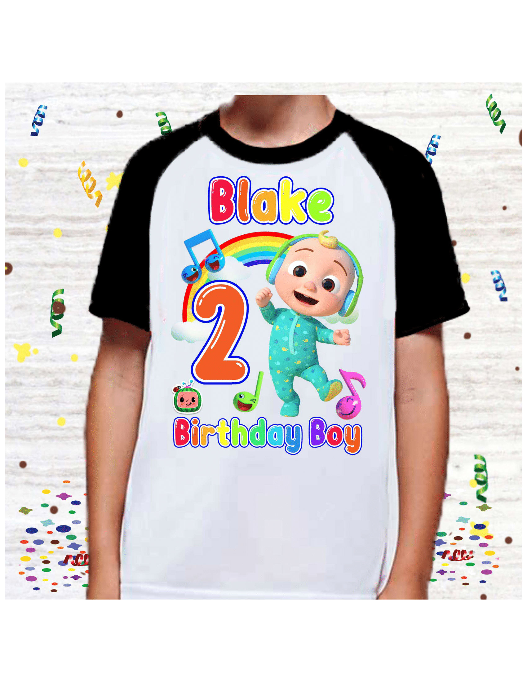camisetas de cocomelon para cumpleaños