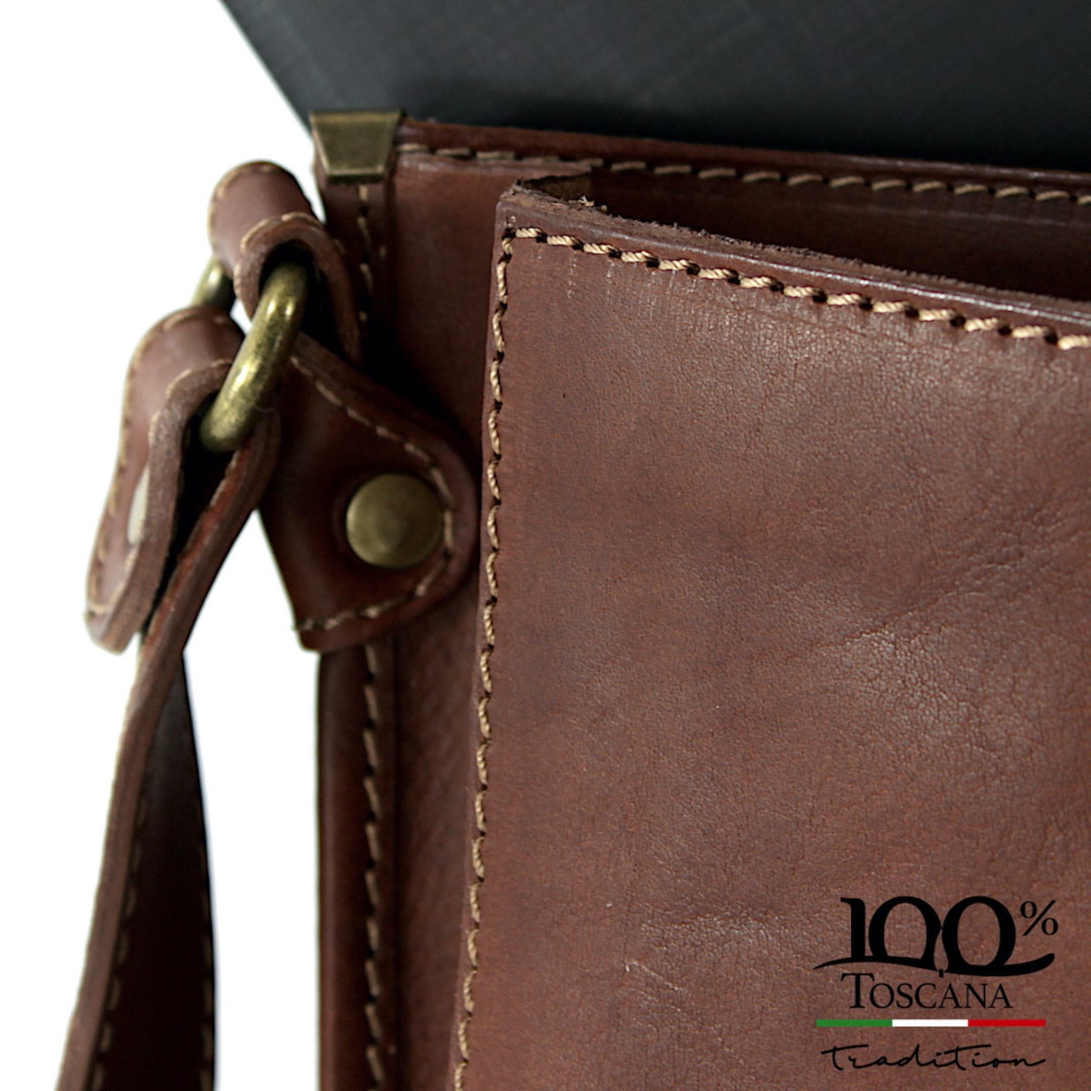 Bolsa de cuero mensajero tamaño perffect