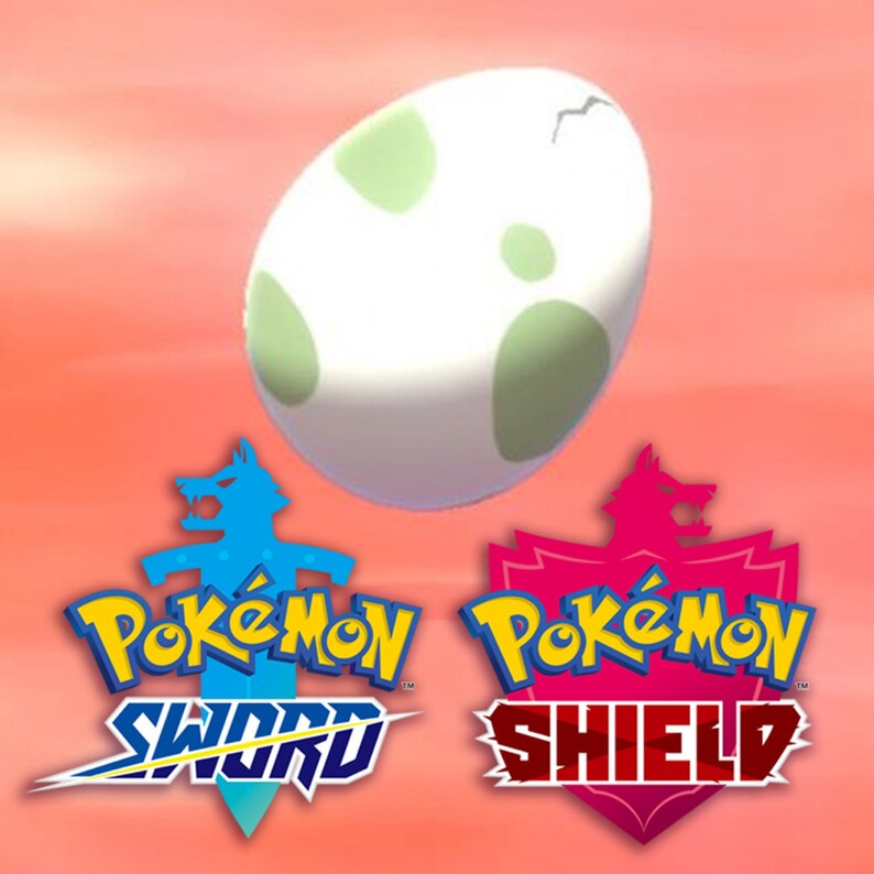 Custom Shiny Eggs & Pokémons Pokémon Sword and Shield Etsy