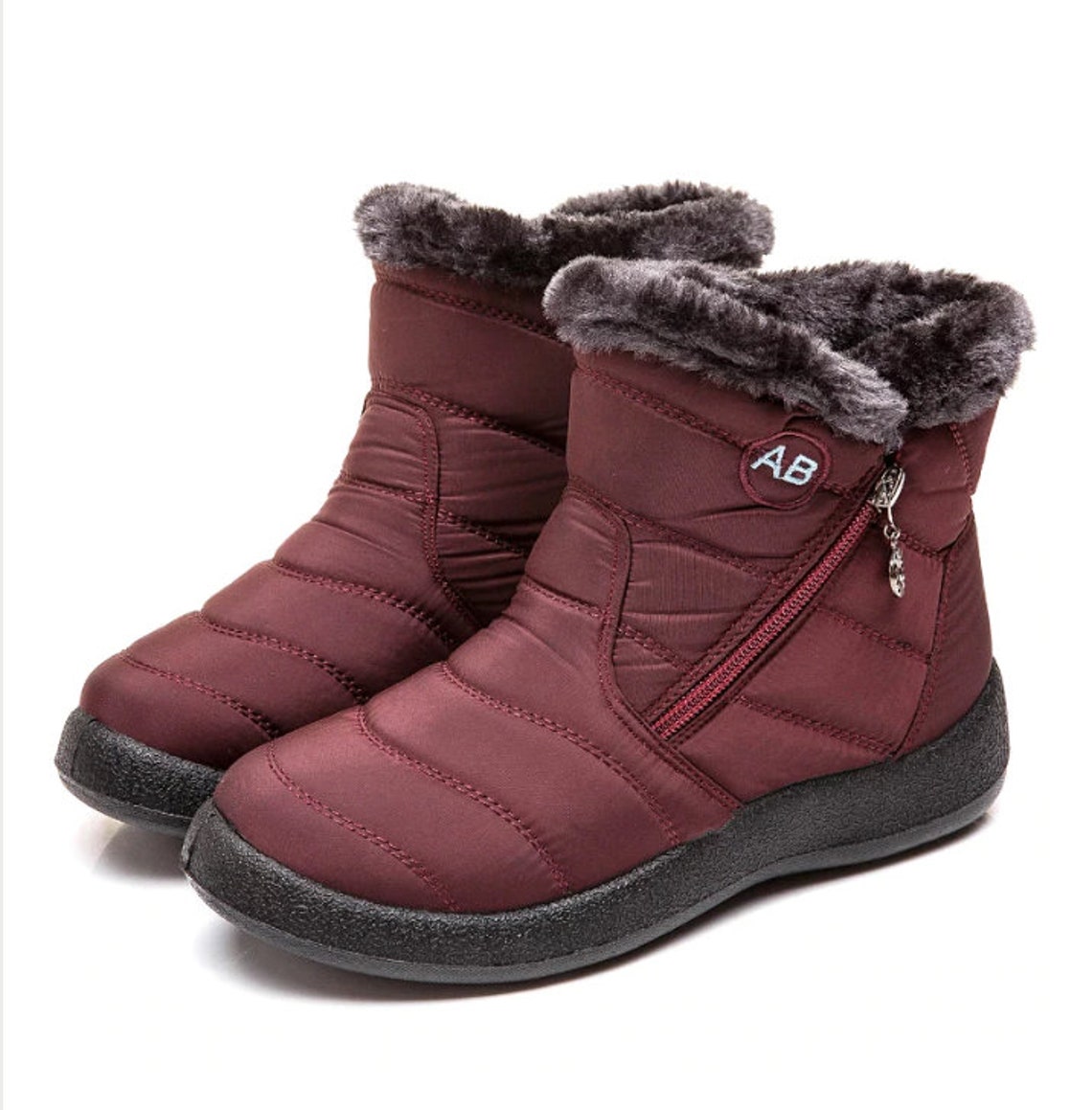 Women Boots 2021 Fashion Waterproof Snow Boots For Winter Etsy