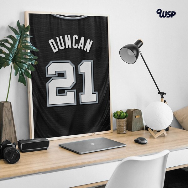 Tim Duncan Print – San Antonio Spurs Poster – NBA Fans – NBA Print – Basketball Poster – Basketball Gift – Sport Bedroom Poster