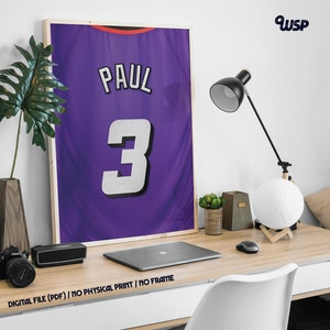 47 Men's Phoenix Suns Kevin Durant #35 Purple T-Shirt, XL