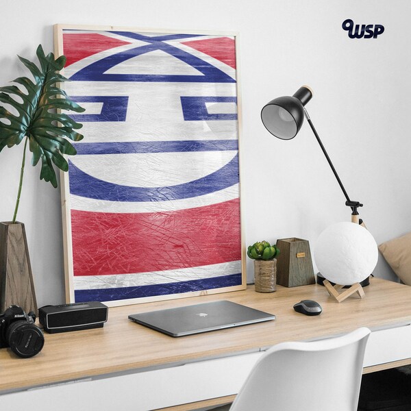 Montreal Canadiens Print – NHL Fans – NHL Poster – Hockey Poster – Hockey Gift – Sport Bedroom Poster