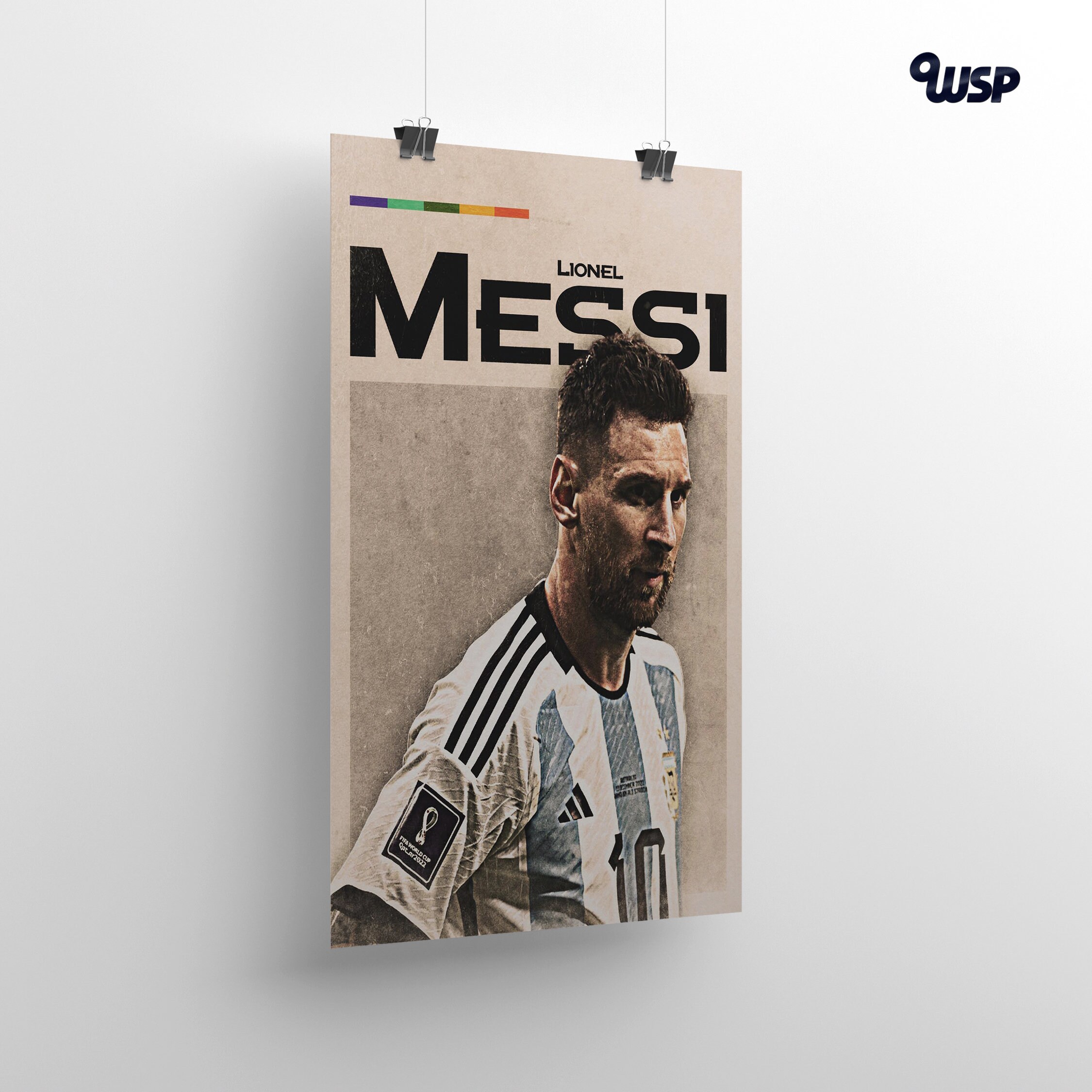 Lionel Messi World Champion Lionel Messi World Cup Print Argentina ...