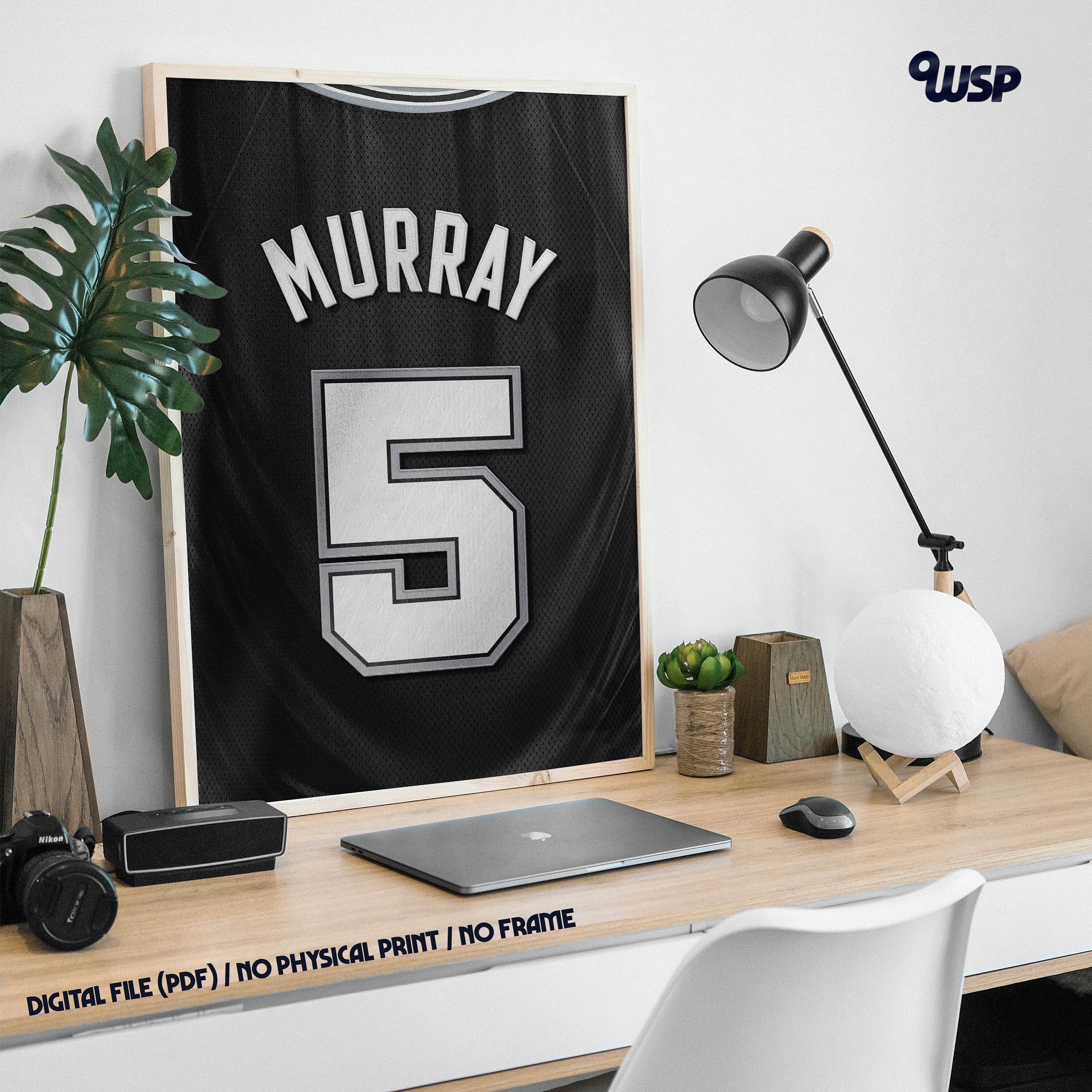 NBA Dejounte Murray Member of The Atlanta Hawks Home Decor Poster Canvas -  REVER LAVIE