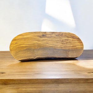 Large Olive Wood Chopping Board | 48cm Rustic Cutting and Serving Board | Natural Wood Kitchen Decor