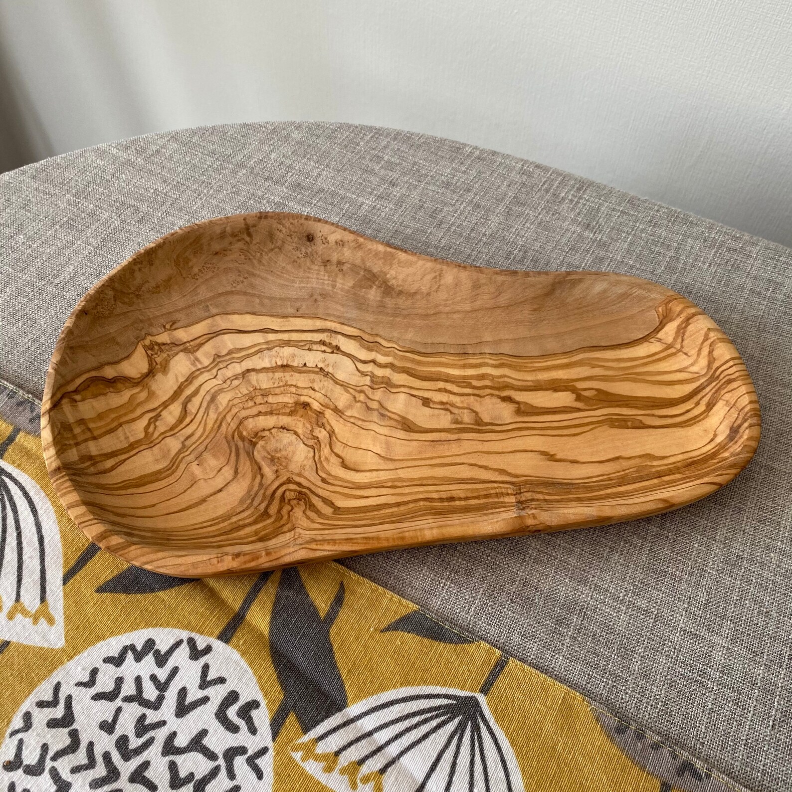 Olive Wood Serving Dish Handmade Unique sustainable plate Etsy