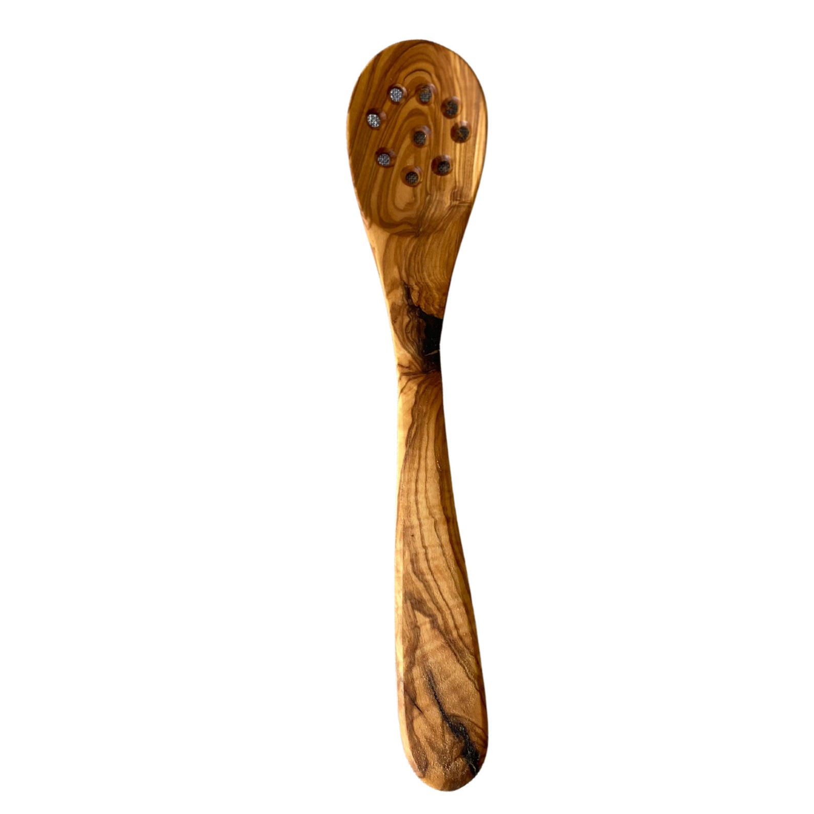 Olive Wood Slotted Pickle/olive Spoon Handmade Unique Etsy UK