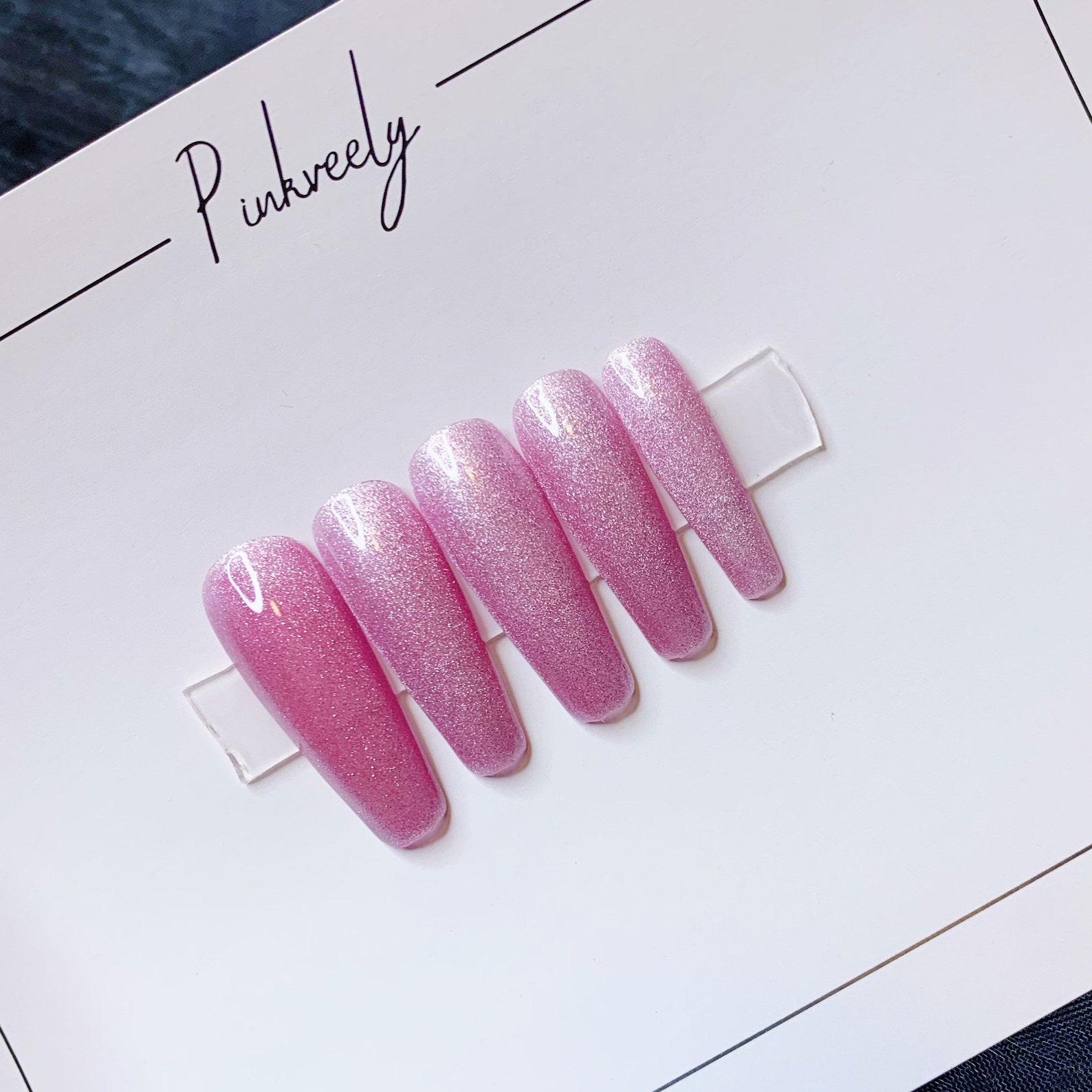Pinky Presson Nail in different shapes and sizes Cateyes Etsy