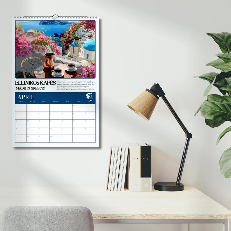 2025 Calendar Coffee Around the World Wall Calendar 2025 Travel