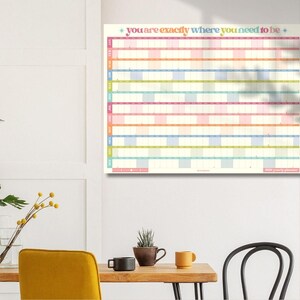 2026 Wall Planner: You Are Exactly Where You Need To Be - Colorful Yearly Wall Planner image 6