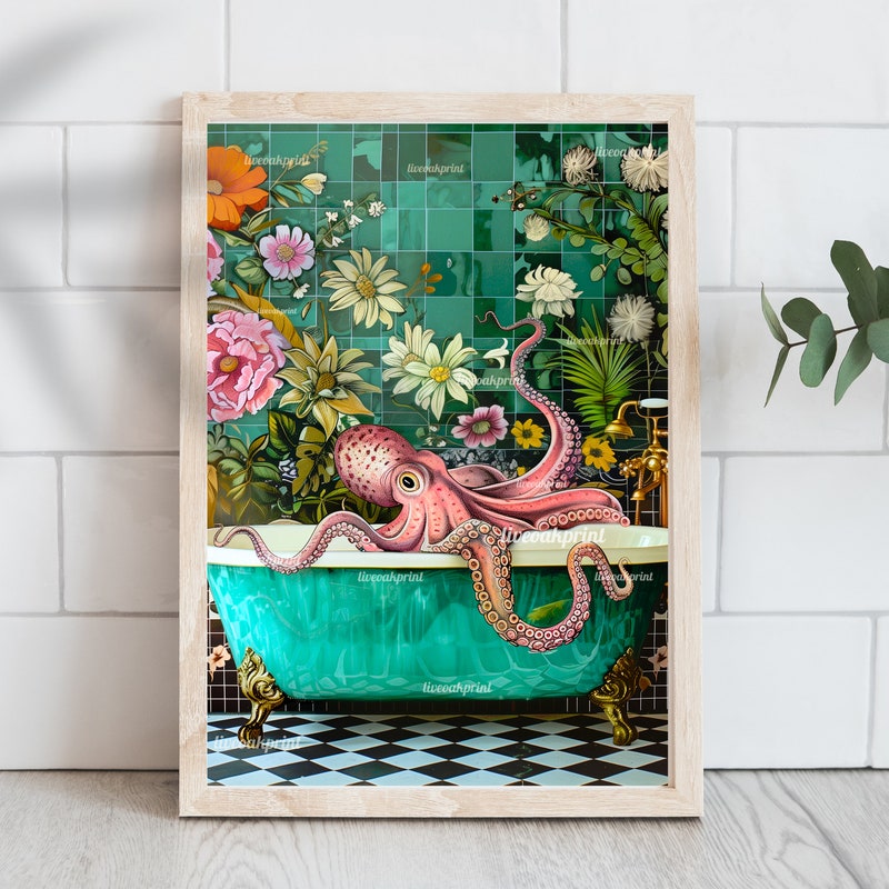 Octopus Wall Art - Etsy