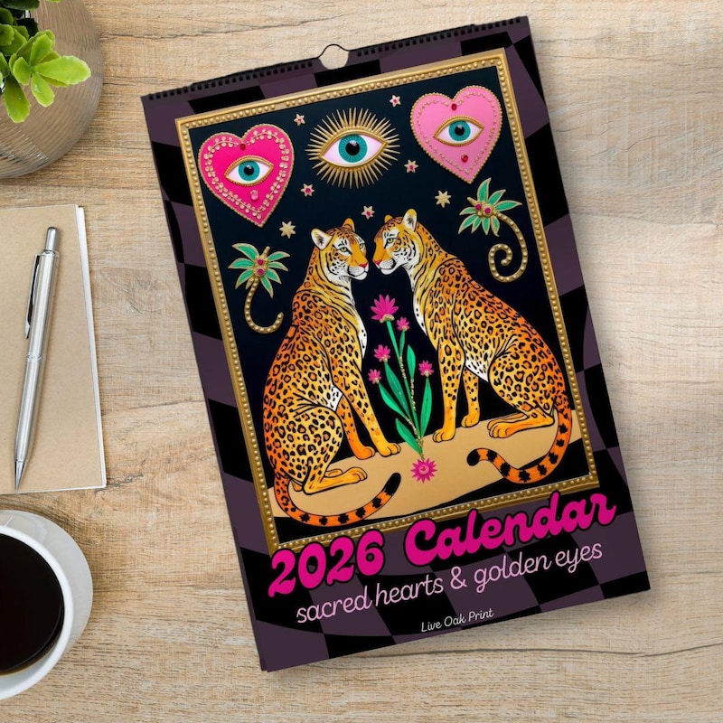 Unique Calendar 2026 Boho - Etsy UK