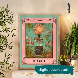 La carta dei tarocchi del caffè - Download digitale
