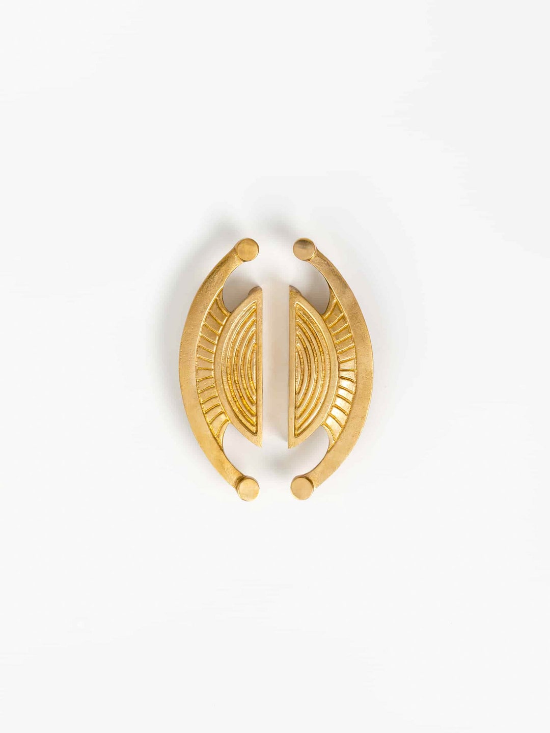 Vintage Brass Wardrobe Handle Elegant Antique Hardware