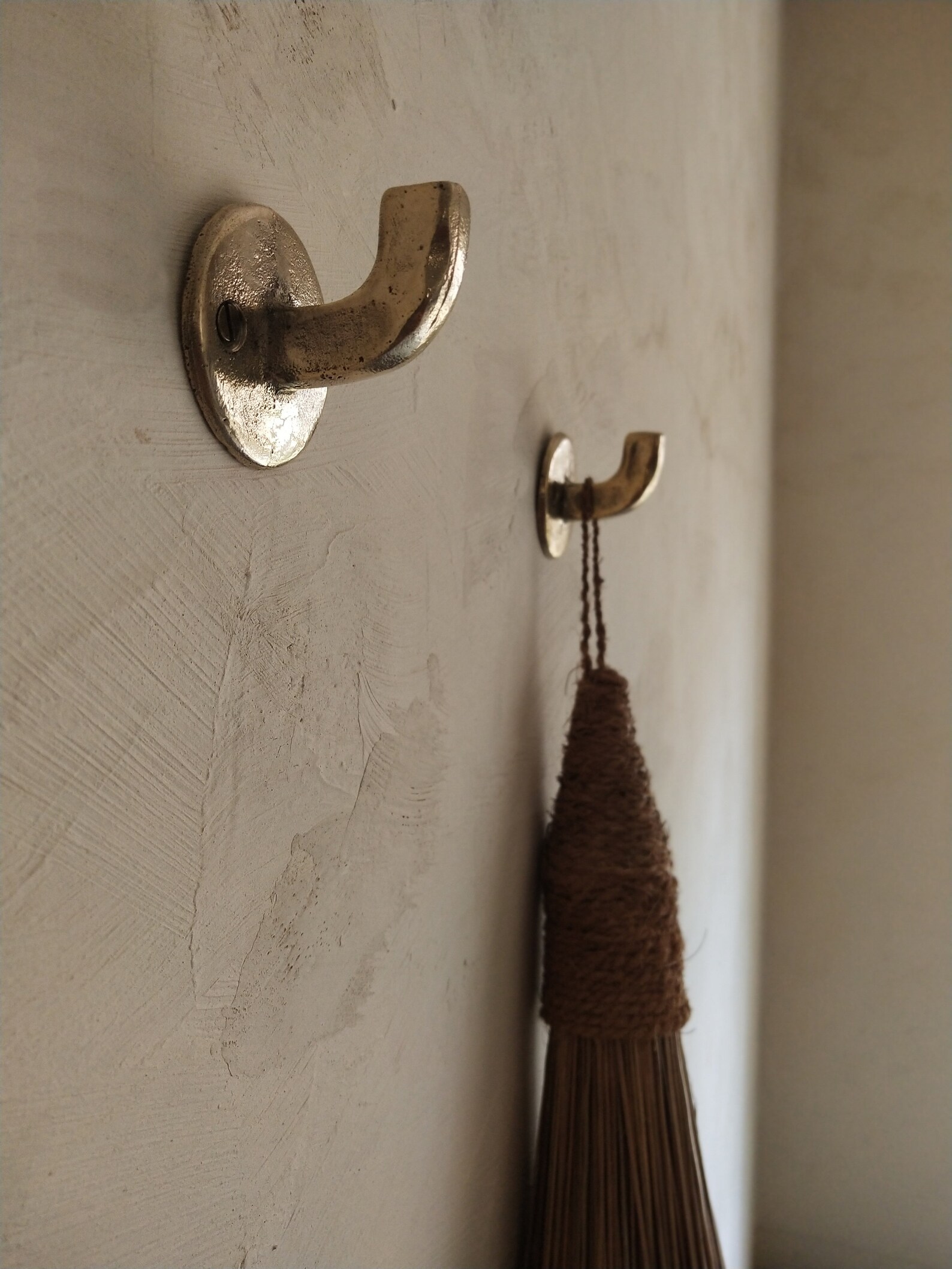 SIMPLE WALL HOOK Satin Nickel Bathroom Hooks Bathroom Towel Etsy