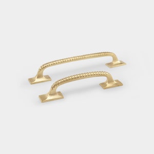 Sold Brass DRAWER PULL HANDLES With Two Screws For Kitchen And Bathroom Available In Multiple Finishes And Sizes