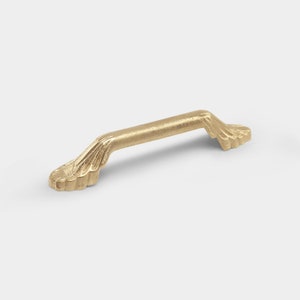 Brass Cabinet Handle Door Pull, Guimard Dresser Drawer & Cupboard Handle Bronze Brass Furniture Hardware Pull