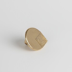 Brass Coat Hanger Decorative Hook, Minimalist Solid Brass Unique Robe Hook for Coats, Towels, Keys & More