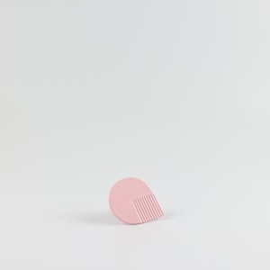 Pink Vintage Inspired Wall Hook Perfect For Bathroom Decor - Brass Cabinet Hardware Door Hook