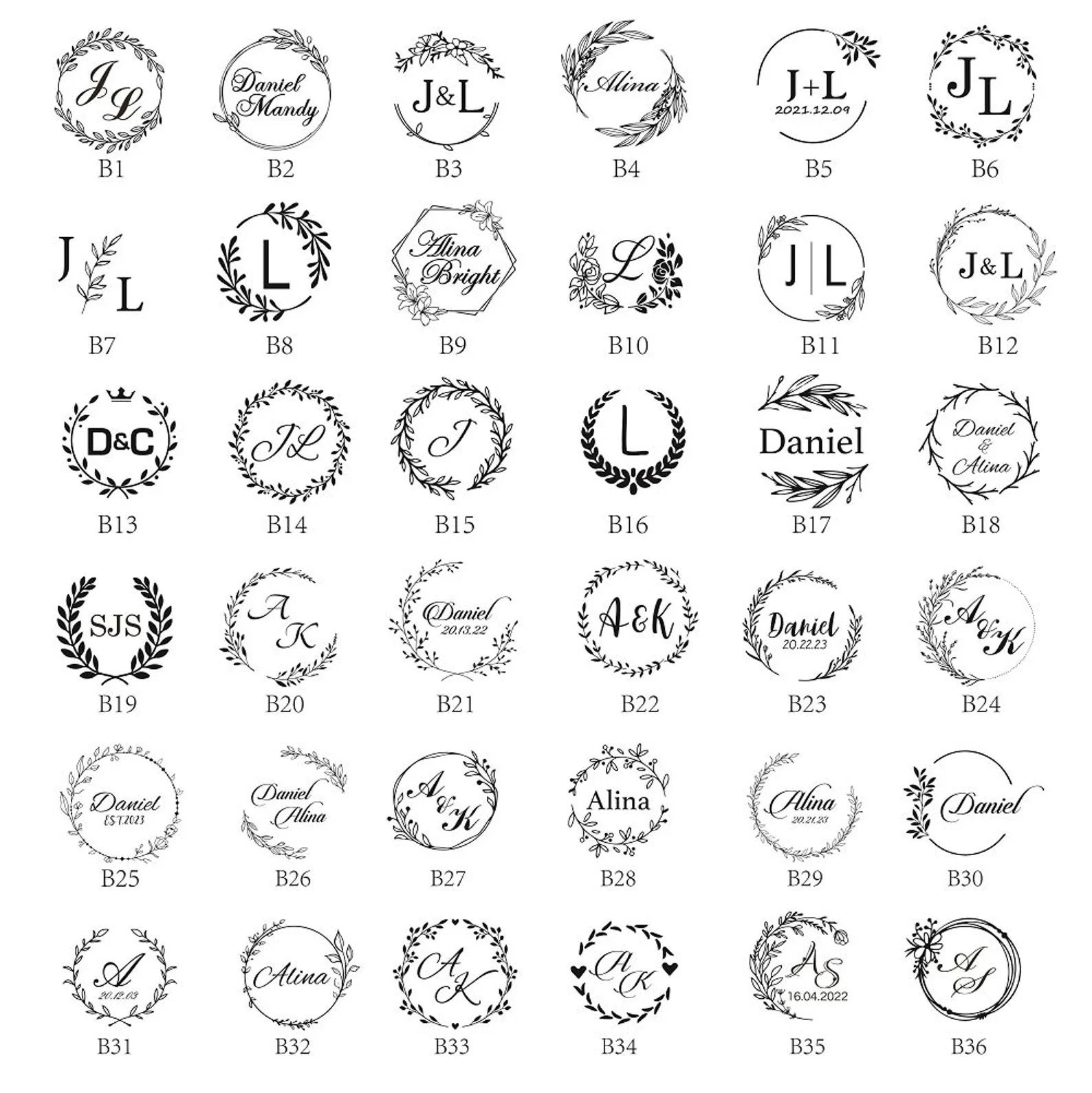 Custom Acrylic Rubber Stamp Logo Rubber Stamp Custom Logo Etsy