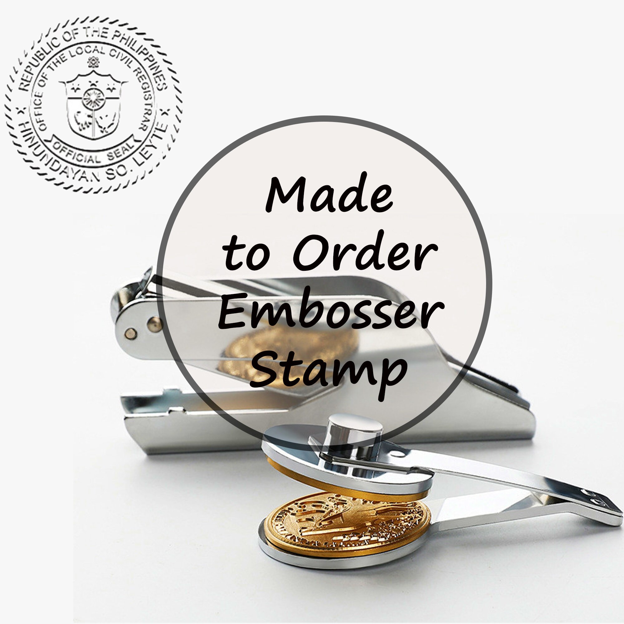 Tools Embossers Papercraft Personalized Book Embosser Custom Embosser