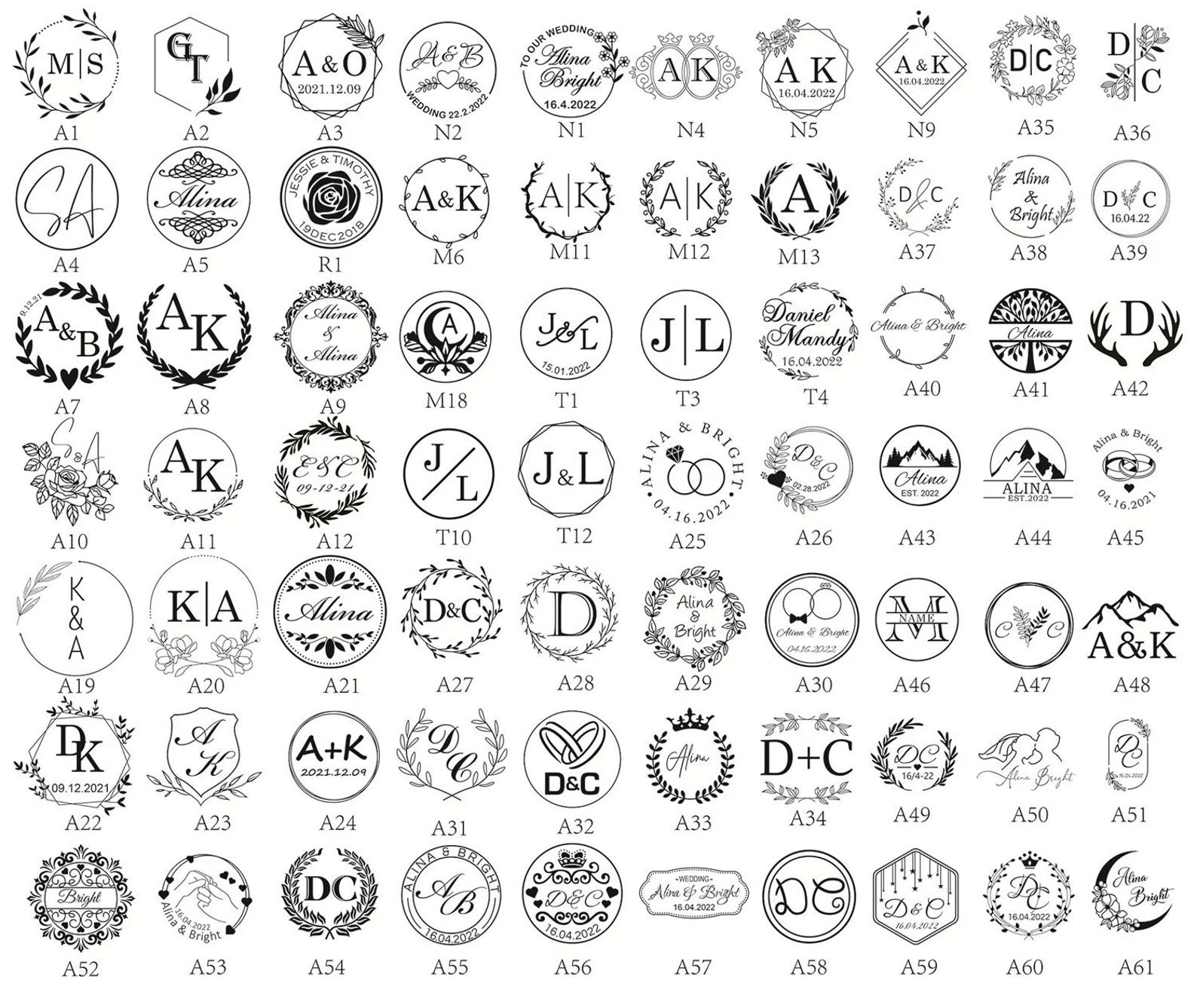 Custom Acrylic Rubber Stamp Logo Rubber Stamp Custom Logo Etsy