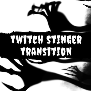 SS_Animated Stinger Transition Bat Spooky Hands Stream Transition Bundle - Twitch Overlay
